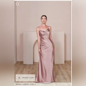 Revelry Skye Satin Dress